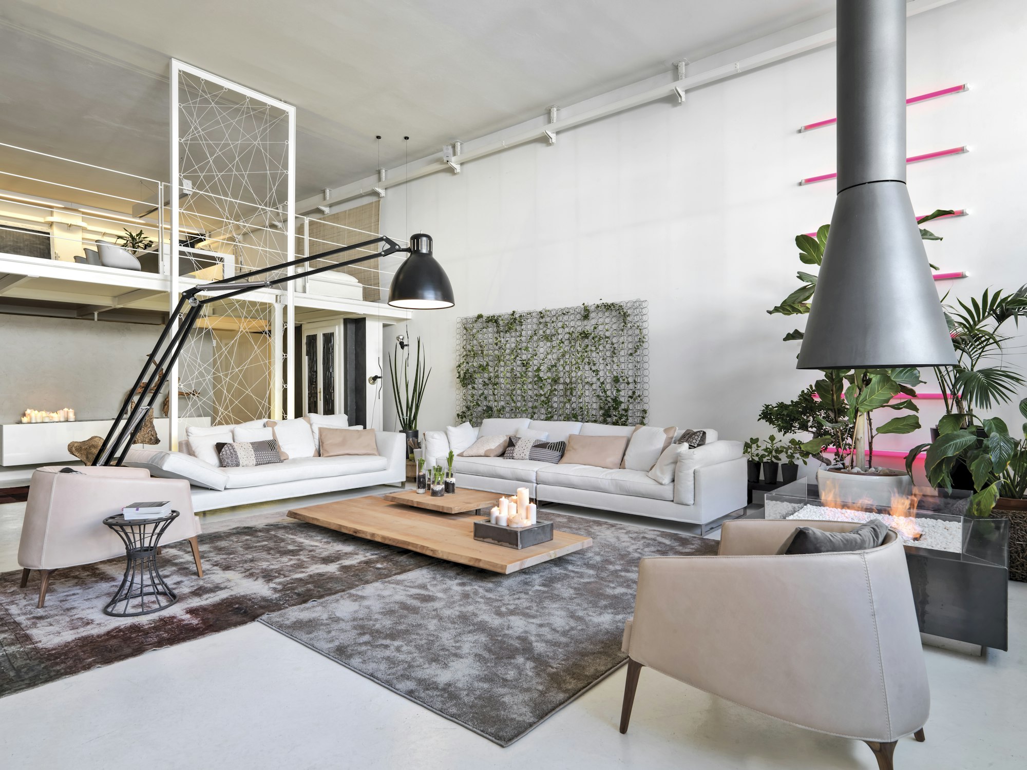 Interiors of a Modern Living Room